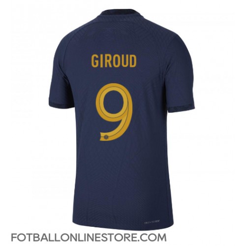 Billige Frankrike Olivier Giroud #9 Hjemmetrøye VM 2022 Kortermet